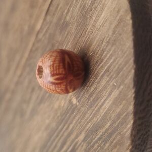 Tiki sunrise patterned bead charm floral